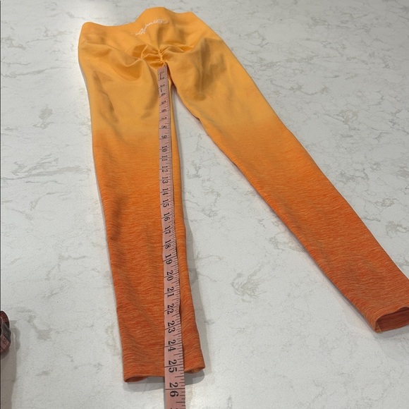 Alphalete Amplify Ombre Seamless Leggings Here Comes The Sun Small - Picture 8 of 13